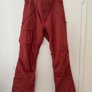 Burton Men's Cargo Pants in Deep Red